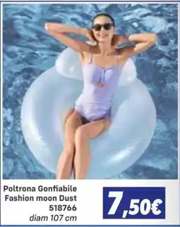Orizzonte Poltrona Gonfiabile Fashion moon Dust offerta
