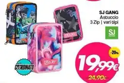 Franzy's Astuccio 3 Zip SJ GANG offerta
