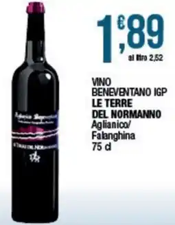 Sidis Vino Beneventano IGP Le Terre del Normanno offerta