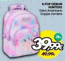 Franzy's K-POP DEMON HUNTERS Zaino Americano Doppia Cerniera offerta