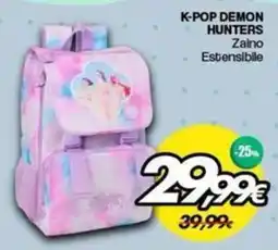 Franzy's K-POP DEMON HUNTERS Zaino Estensibile offerta