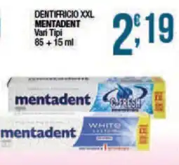 Sidis Dentifricio Mentadent offerta