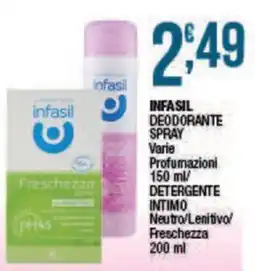Sidis Infasil deodorante spray offerta