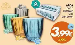 Franzy's Arca set 6 bicchieri offerta