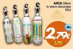 Franzy's Arca oliera in vetro decorata offerta