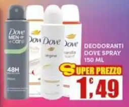 Maury's Deodoranti Dove Spray offerta