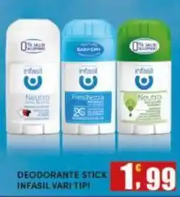 Maury's Deodorante stick infasil vari tipi offerta