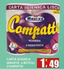 Maury's Carta igienica Maury's Compatta offerta