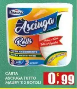 Maury's Asciuga Rolls Maury's offerta