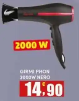 Maury's Girmi phon 2000w nero offerta