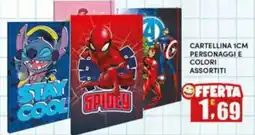 Maury's Cartellina personaggi e colori assortiti offerta