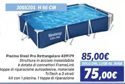 Orizzonte Piscina Steel Pro Rettangolare offerta