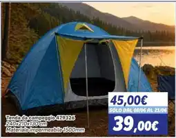 Orizzonte Tenda da campeggio offerta