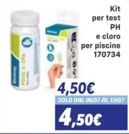Orizzonte Kit per test PH e cloro per piscine offerta