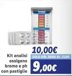 Orizzonte Kit analisi ossigeno bromo e ph con pastiglie offerta