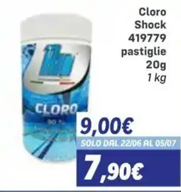 Orizzonte Cloro Shock offerta