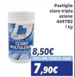 Orizzonte Pastiglie cloro tripla azione offerta