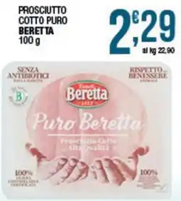 Sidis Prosciutto Cotto Puro Beretta offerta