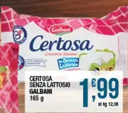 Sidis Certosa senza lattosio Galbani offerta