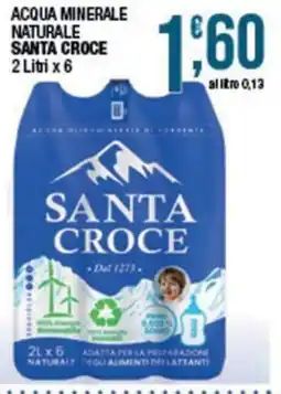 Sidis Acqua minerale naturale Santa Croce offerta