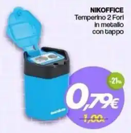 Franzy's Temperino 2 Fori in metallo con tappo offerta