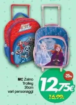 Franzy's MC Zaino Trolley offerta