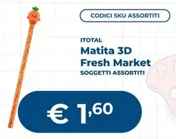 Mornati Paglia Itotal Matita 3D Fresh Market offerta