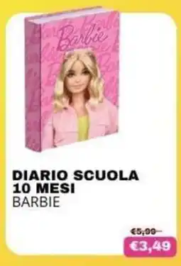 KOKO Emporio Diario scuola 10 mesi Barbie offerta