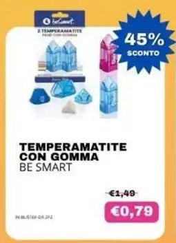 KOKO Emporio Temperamatite con gomma Be Smart offerta