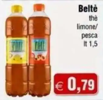 Beltè thè limone/pesca