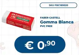 Mornati Paglia Faber Castell Gomma Bianca offerta