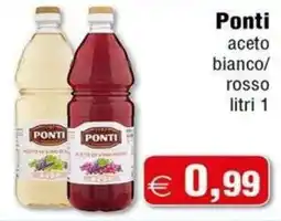 Magazzini Smart Ponti aceto bianco/rosso offerta