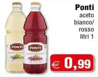 Ponti aceto bianco/rosso
