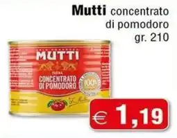 Magazzini Smart Mutti concentrato di pomodoro offerta