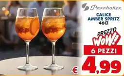 Casa & Co Calice amber spritz Pasabahçe offerta