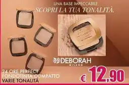 Casa & Co 24 ORE PERFECT FONDOTINTA COMPATTO DEBORAH MILANO offerta