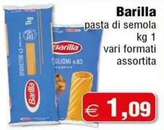 Barilla pasta di semola