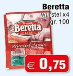 Magazzini Smart Beretta Wurstel classici offerta