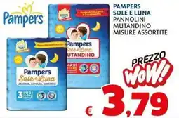 Casa & Co Pampers Sole e Luna pannolini mutandino offerta