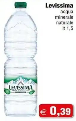 Magazzini Smart Levissima acqua minerale naturale offerta