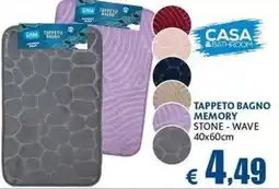 Casa & Co Tappeto bagno memory offerta