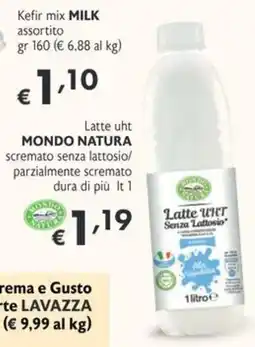 SuperW Latte UHT Senza Lattosio Mondo Natura offerta