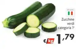 SuperW Zucchine verdi categoria 1ª offerta