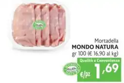SuperW Mortadella MONDO NATURA offerta