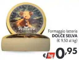 SuperW Formaggio Latteria Dolce Selva offerta