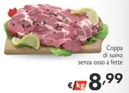 SuperW Coppa di suino senza osso a fette offerta