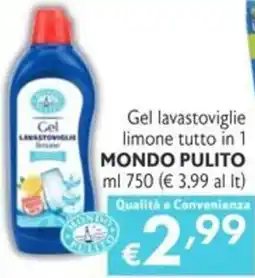 SuperW Gel lavastoviglie limone offerta