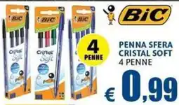 Casa & Co Penna sfera Cristal Soft Bic offerta