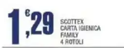 Splendidi e Splendenti Scottex carta igienica family offerta