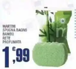 Splendidi e Splendenti Martini spugna bagno bambù rete profumata offerta